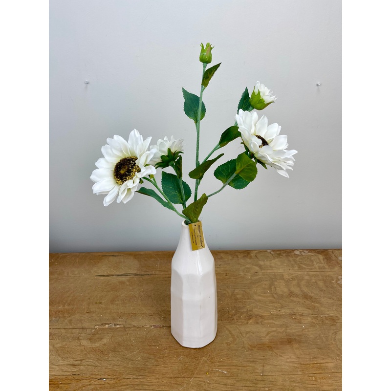 Blooming Cream Sunflower Spray