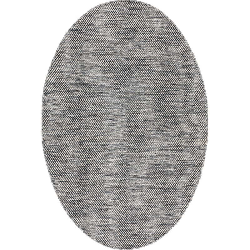 Cotton Solid Flatweave Rug | Grey