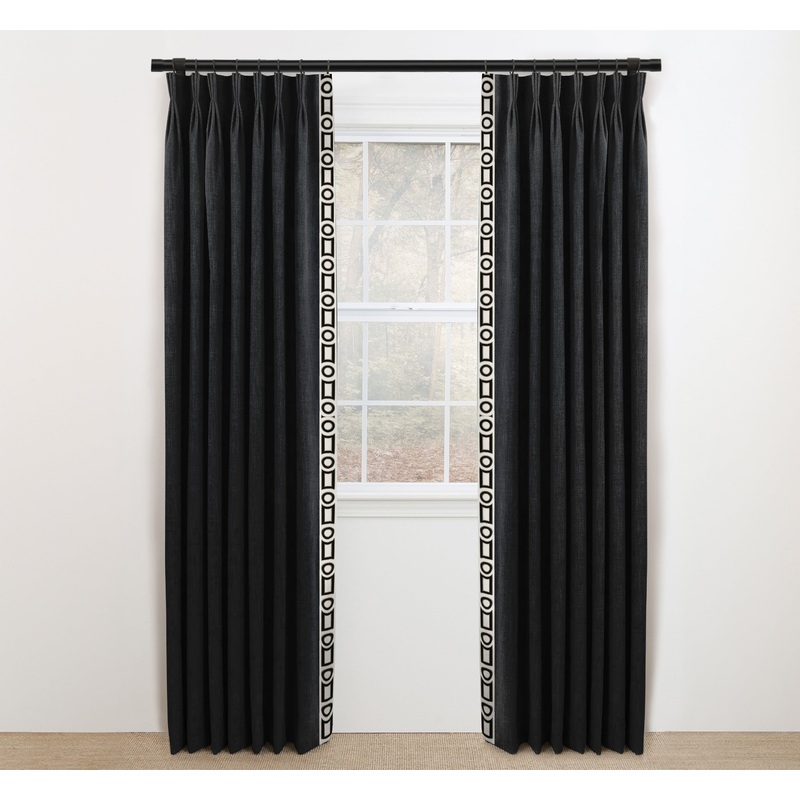 Drapery Panel-Forma Black