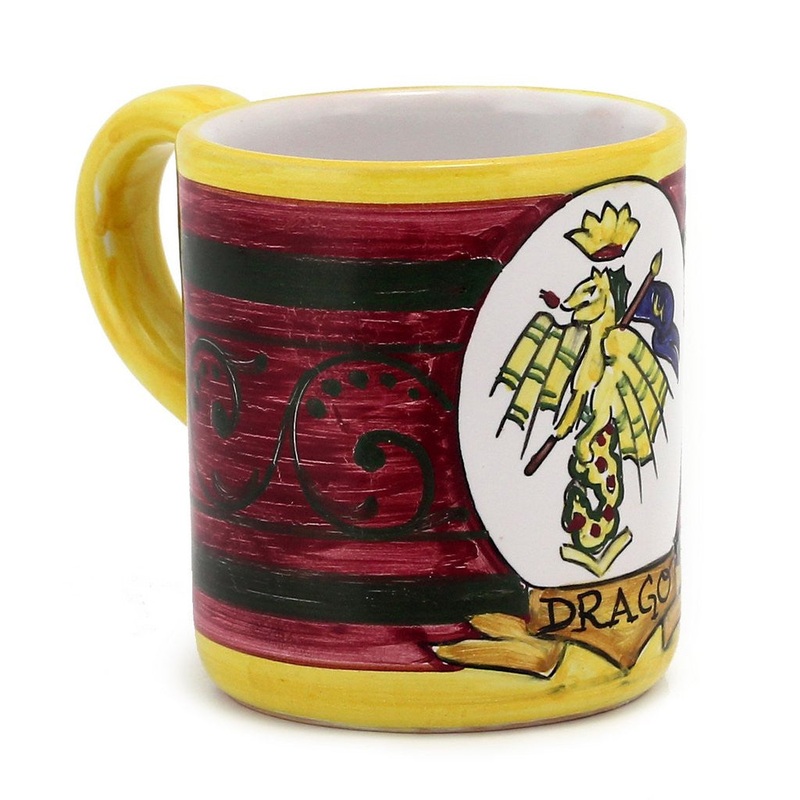 PALIO DI SIENA: DRAGO (Dragon) Mug (10 Oz.)