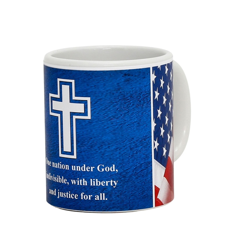 SUBLIMART: Patriotic Mug ‘One Nation Under God…’ (Design 38)