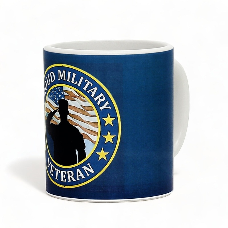 SUBLIMART: Veteran – Mug ‘Proud Military Veteran’ (Design #05B)