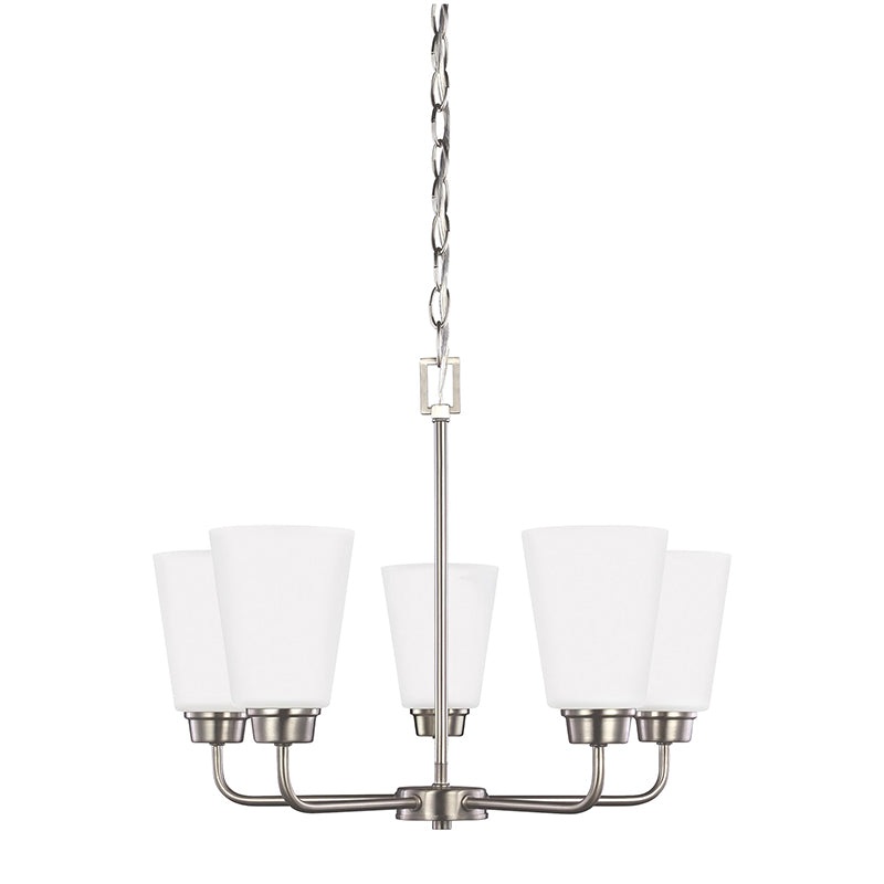 Generation 3115205EN3 Kerrville 5-lt 20″ LED Chandelier
