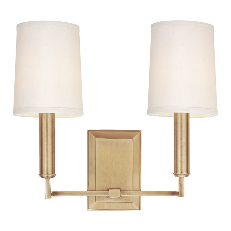 Hudson Valley 812 Clinton 2-lt Wall Sconce