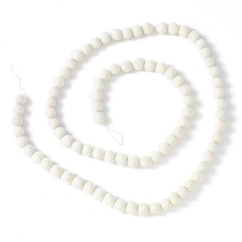 Natural Felt Garland