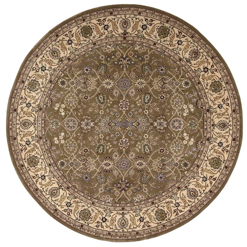 Nourison Nourison 2000 8′ x Round Mushroom Traditional Indoor Rug