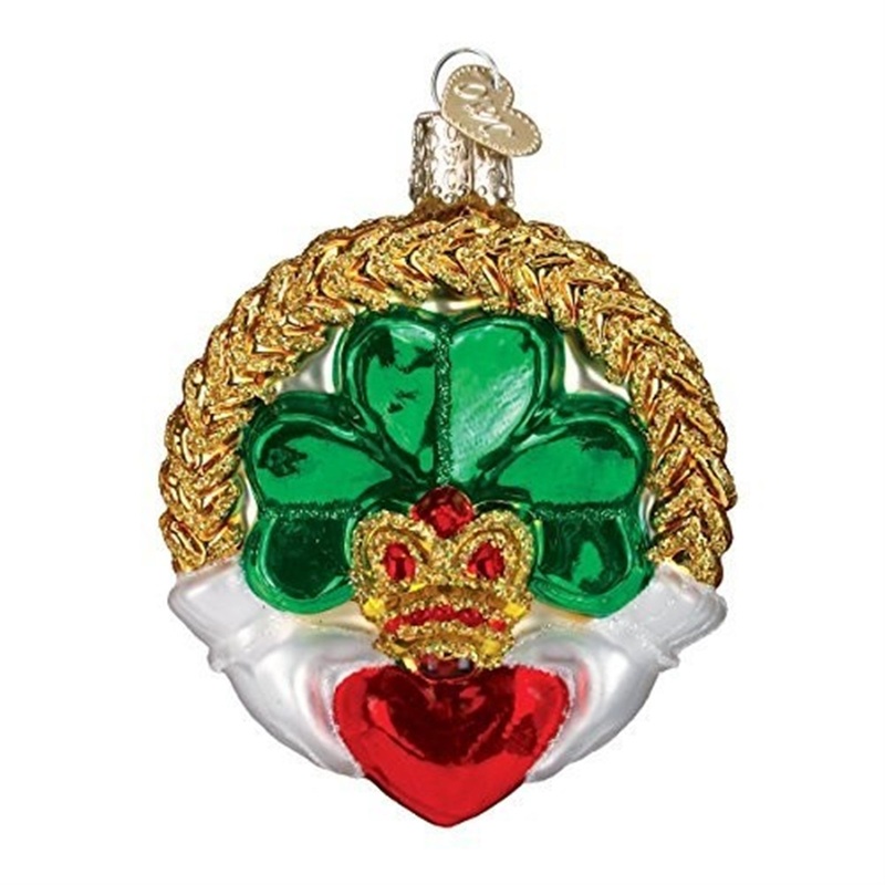 Old World Christmas Ornaments: Irish Gift Collection Glass Blown Ornaments for Christmas Tree