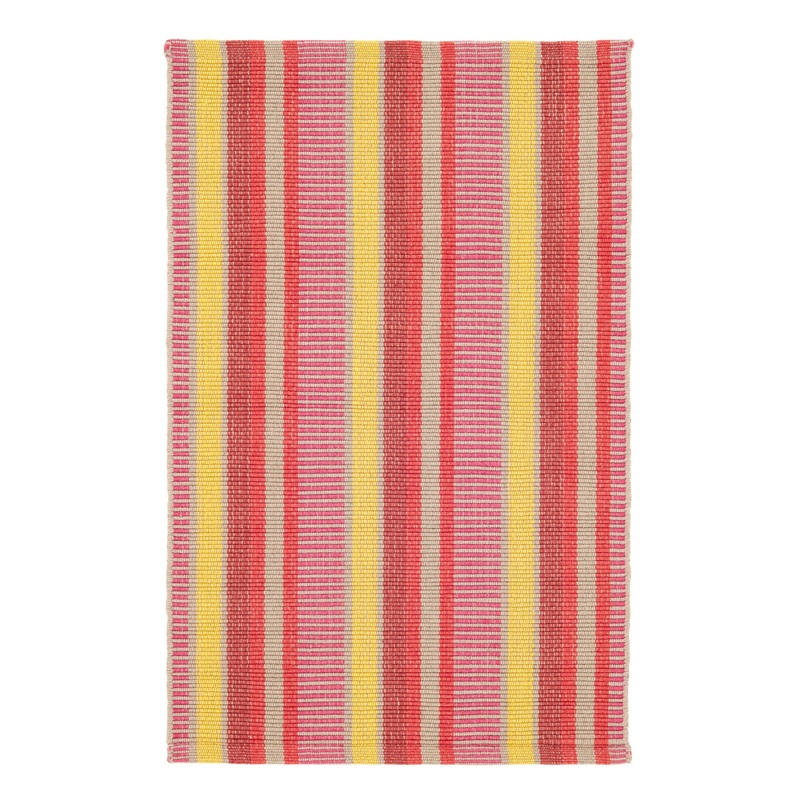 Always Greener Handwoven Indoor/Outdoor Rug | Red/Yellow