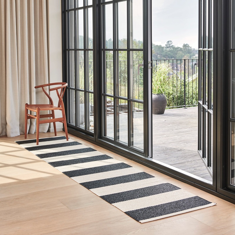 Bob Reversible Indoor / Outdoor Swedish Woven Plastic Rug – Four Sizes in Six Color Variants