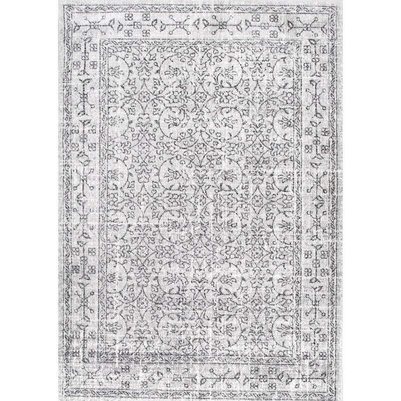 Medieval Tracery Rug | Grey