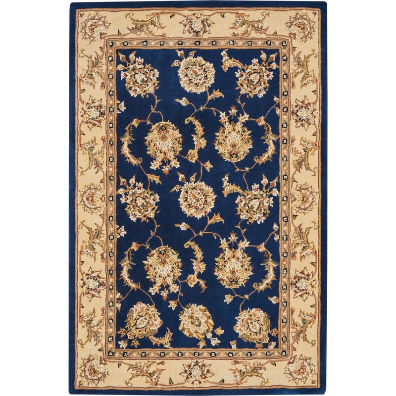 Nourison Nourison 2000 3’9″ x 5’9″ Navy Traditional Indoor Rug