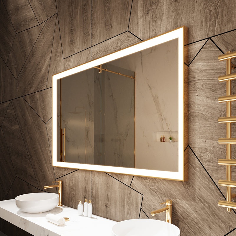 Paris Mirror Chic Rectangle 60 x 32 LED Illuminated Mirror, RGB