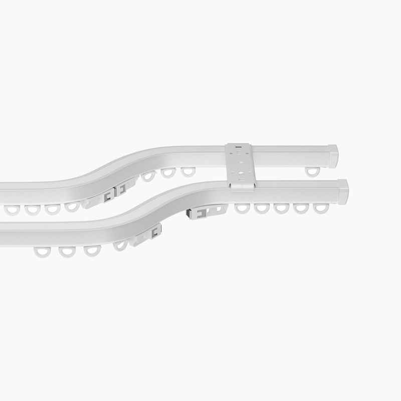 Velin Bendable Double Ceiling Curtain Track