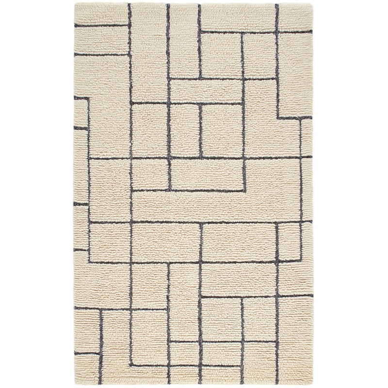 Cowan Hand Tufted Wool Rug | Ivory/Grey