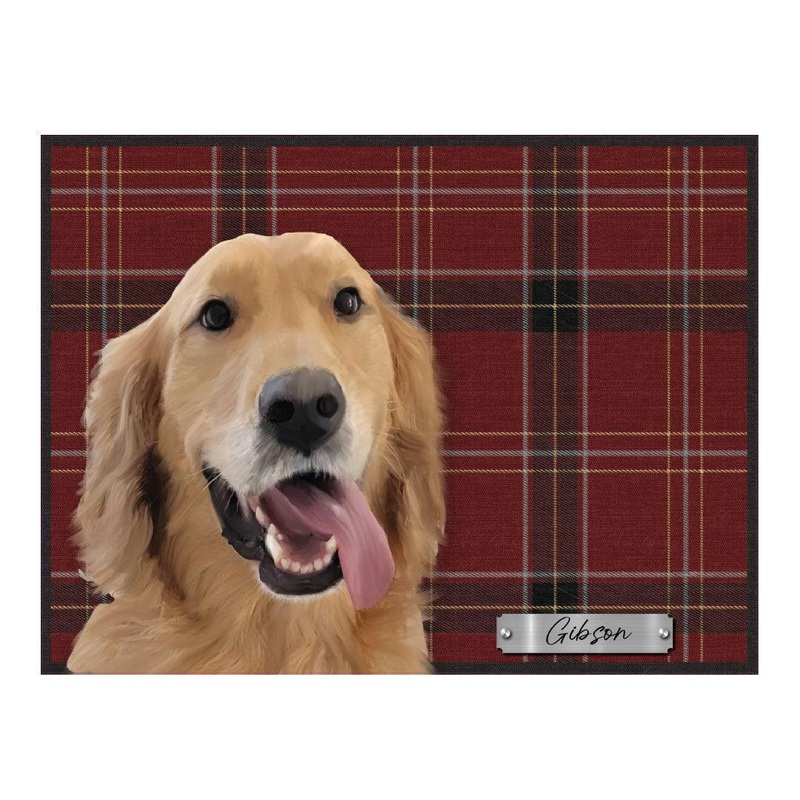 Custom Pet Portrait PetFlat – Premium Vinyl Mat