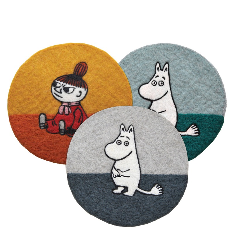 Little My, Moomin Felted Wool Pot Mats Sets