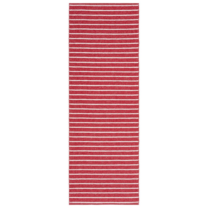 Music Indoor / Outdoor Swedish Woven Plastic Runner Rug, Nine Sizes in Eight Color Variants