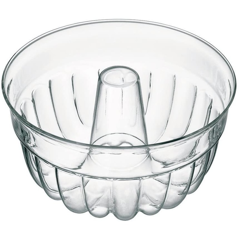 Simax – Fluted Blown Glass Bundt Pan, 9.75 In/2.1 Qt