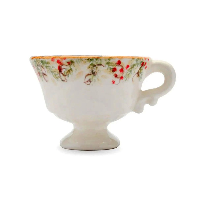 ARTE ITALICA: Natale Tea Cup