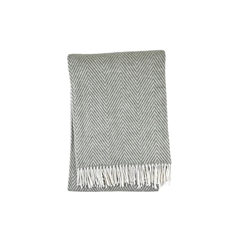 Herringbone Recycled Cotton Throw