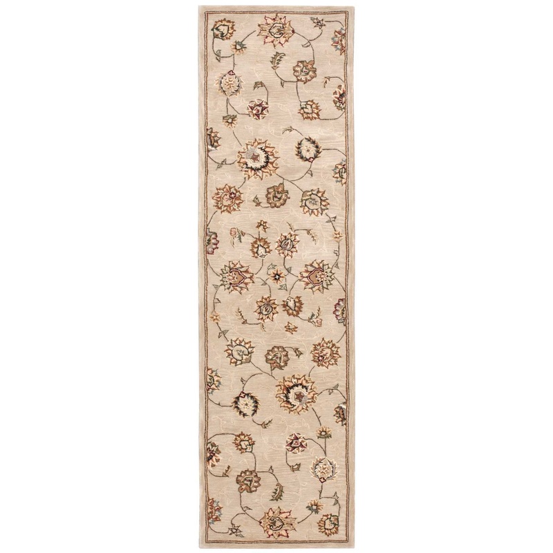 Nourison Nourison 2000 2’3″ x 8′ Beige Traditional Indoor Rug