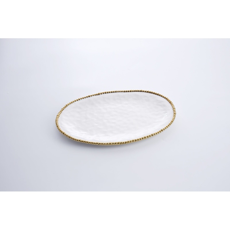 Pampa Bay Golden Salerno Large Oval Platter