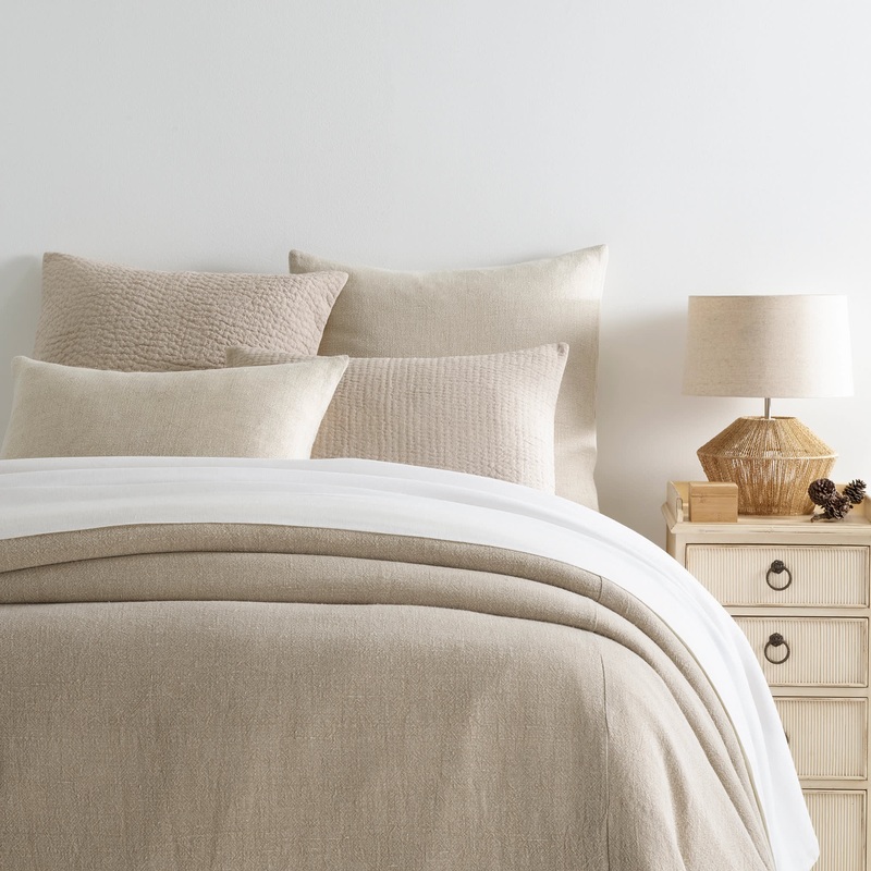 Stone Washed Linen Duvet Cover | Natural
