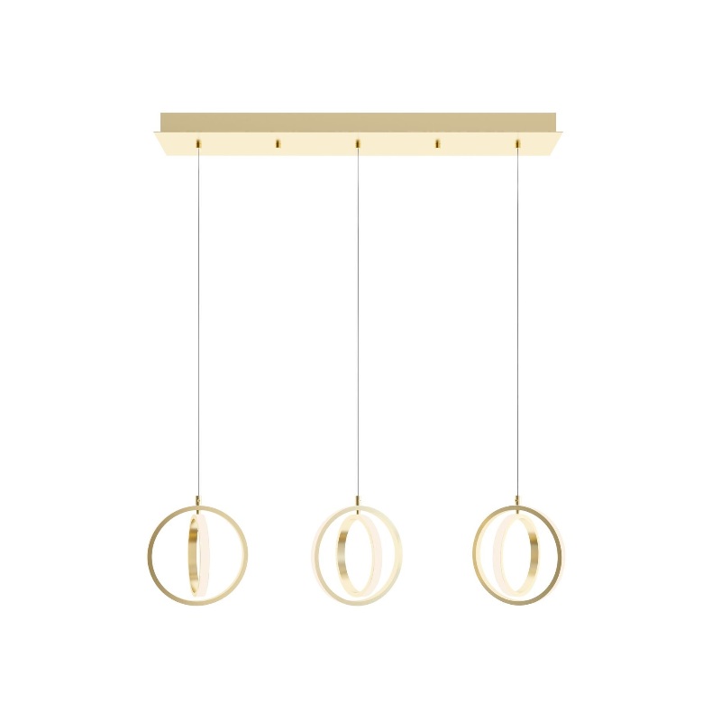 AFX LCKP09L30D1 LCKP Series Lock 6-lt 36″ LED Multi Linear Pendant
