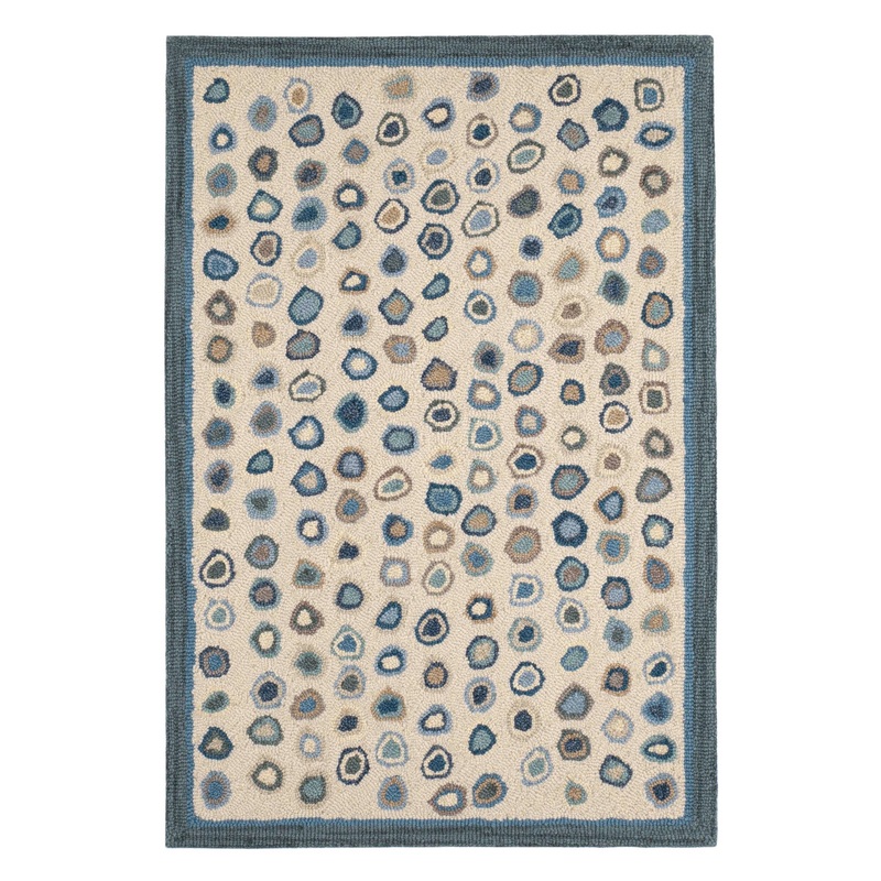 Cat’s Paw Hand Micro Hooked Wool Rug | Mineral