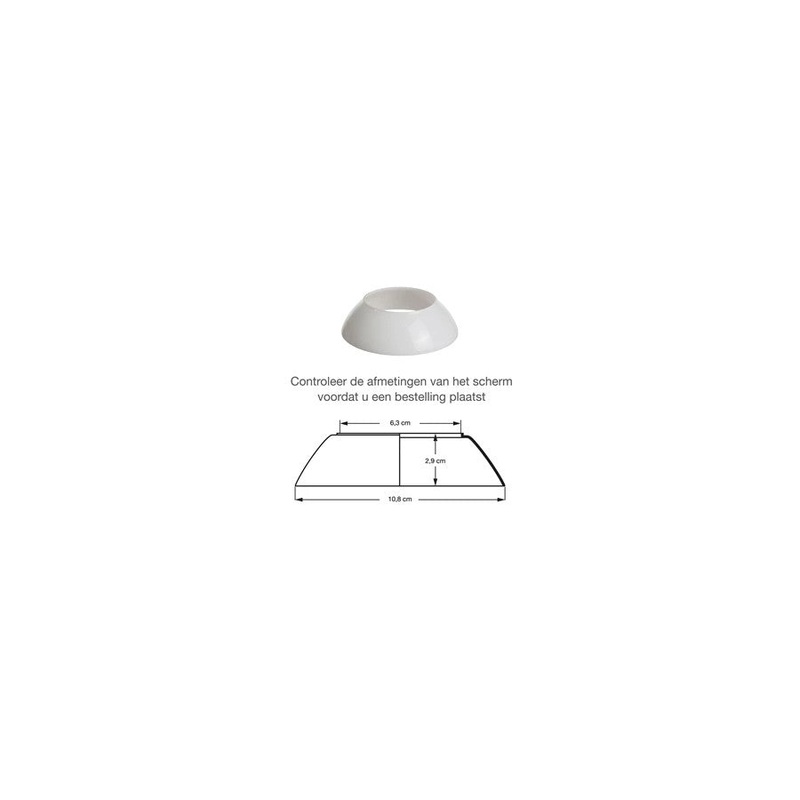 Louis Poulsen PH 2/1 middle shade glass – Spare Part