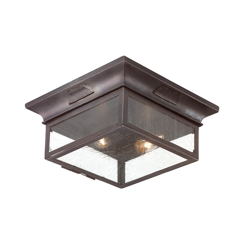 Newton Outdoor Flush Mount Ceiling Light