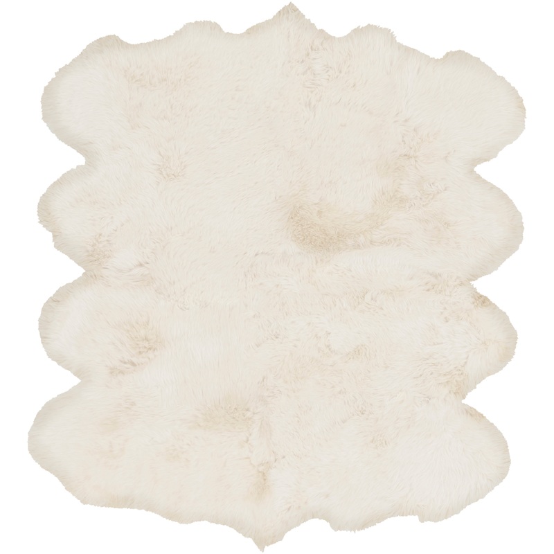 Sheepskin 14325 Hand Crafted Leather Indoor Area Rug by Surya Rugs