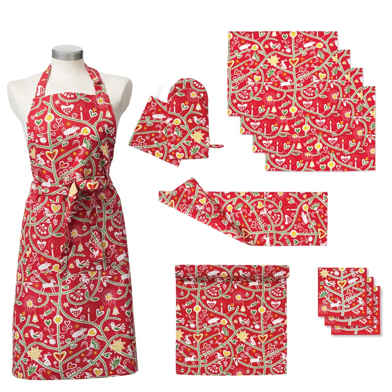 Christmas Tree Kitchen Linens & Accessories Collection