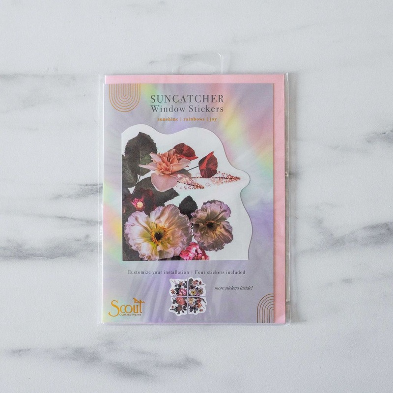 Flower Bouquet Suncatcher Sticker
