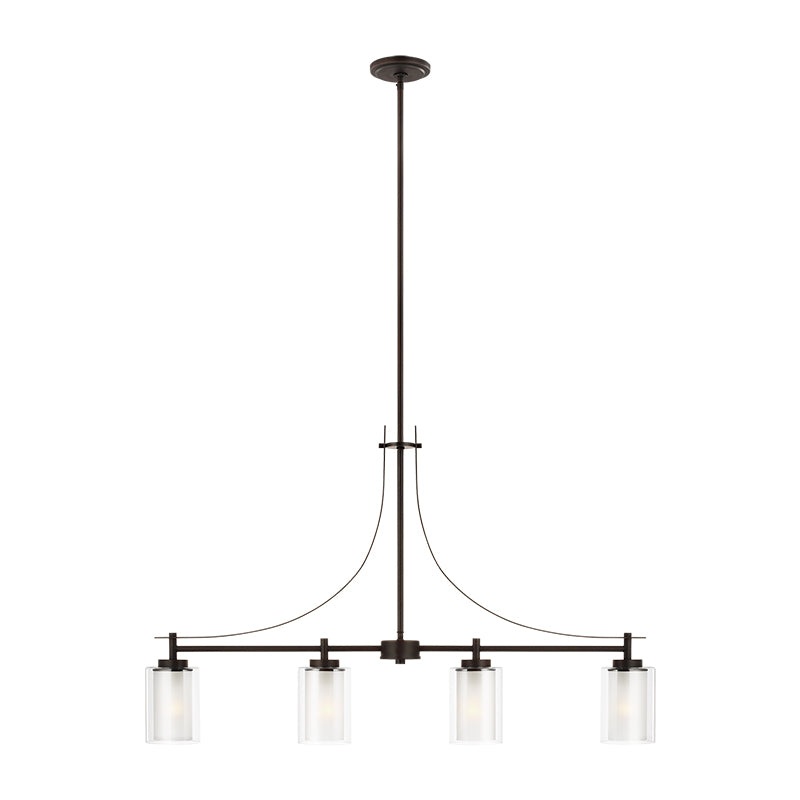 Generation 6637304 Elmwood Park 4-lt 40″ Chandelier