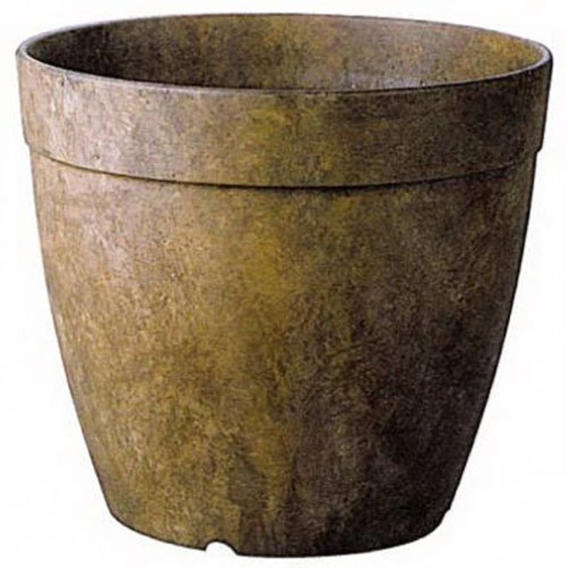 Novelty Artstone Round Dolce In/Outdoor Plastic Flower Pots with Self-Watering System