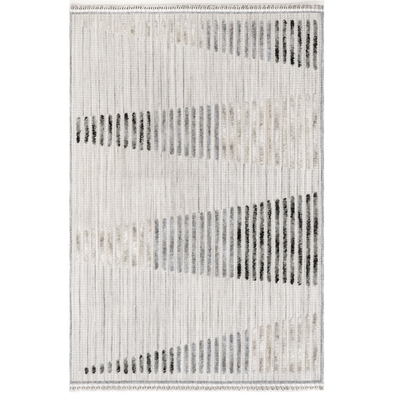 Talullah Textured Piano Rug | Light Grey