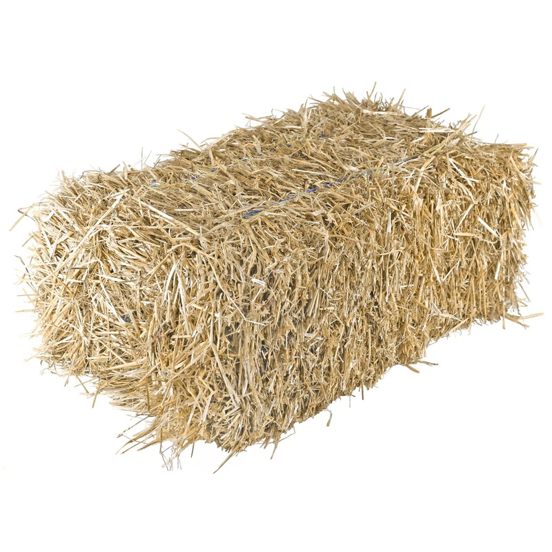 Garden Elements Straw Bale by Shady Creek Farm, Multi-Use for Farm & Home, Medium, 22″