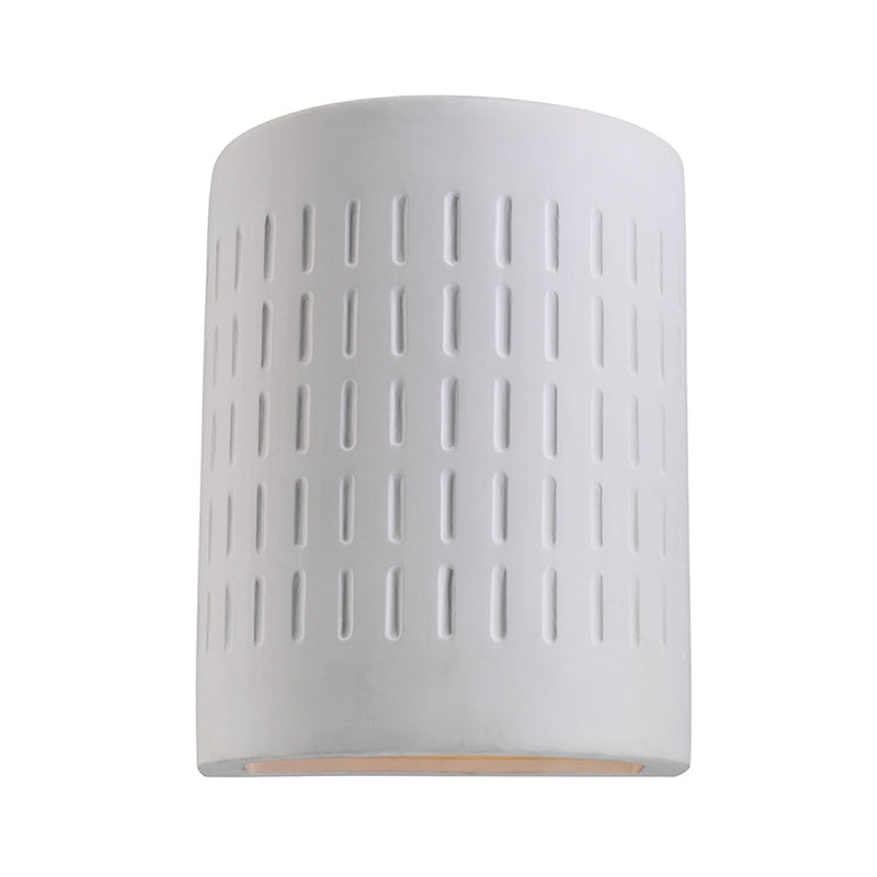 Generation Paintable Ceramic Sconces 1-lt 8″ LED Outdoor Wall Lantern