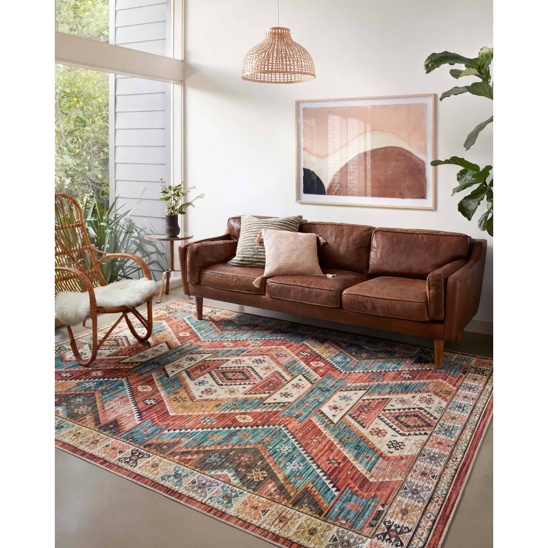 Loloi II Zion Rug | Red / Multi