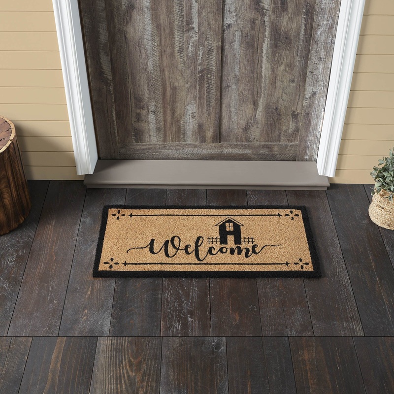 Saltbox Coir Welcome Rug Rect 17×36