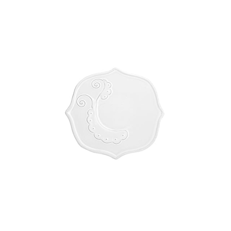 ARTE ITALICA: Bella Bianca Flora Bread Plate
