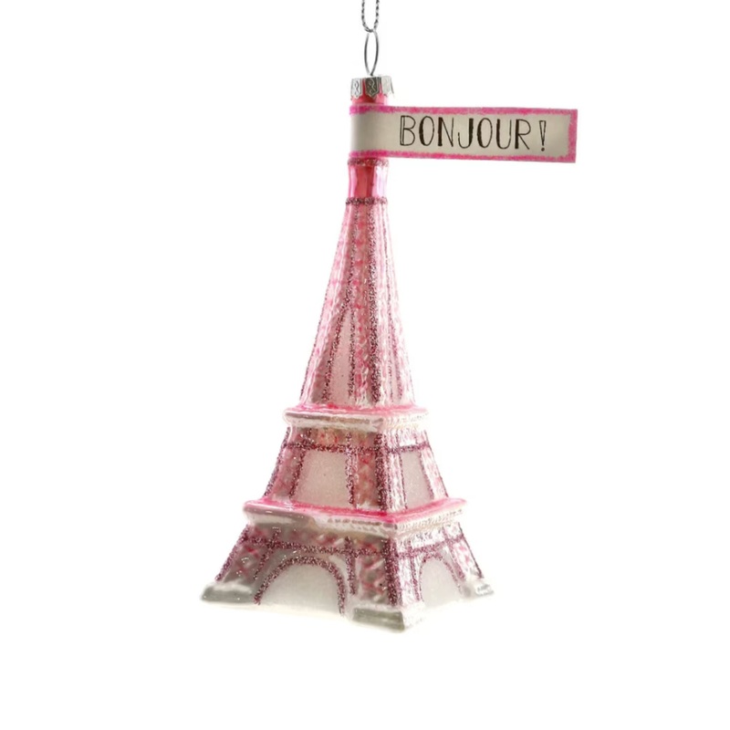 Eiffel Tower Ornament – Pink