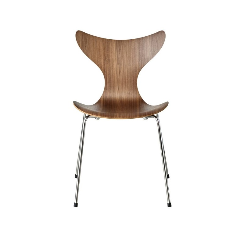 Fritz Hansen Lily Chair – Walnut Veneer
