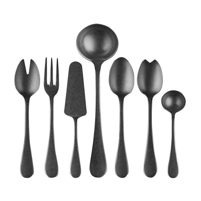 Full Serving Set 7pcs  VINTAGE ORO NERO
