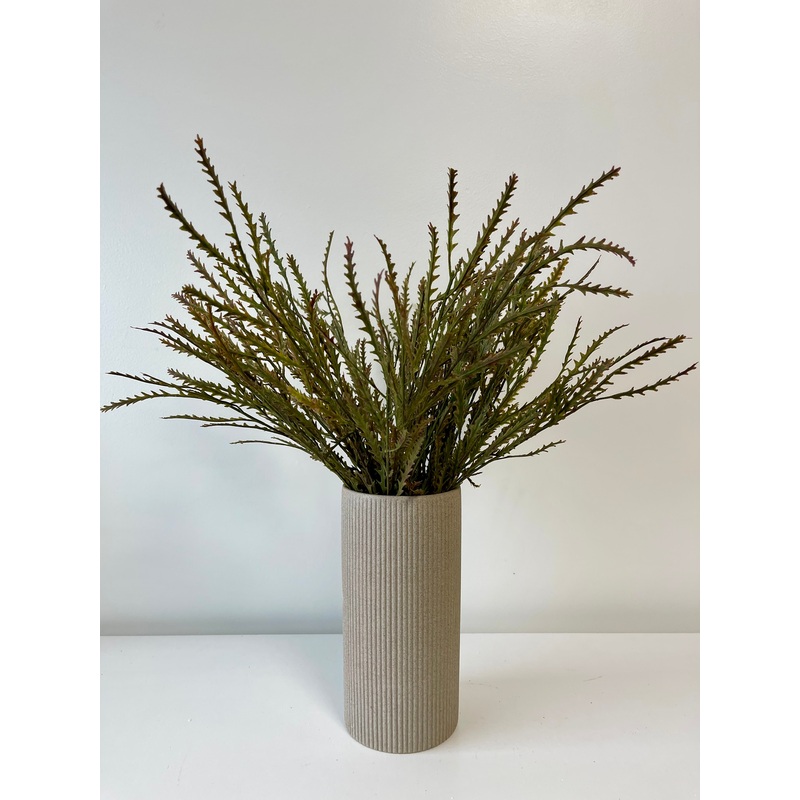 Green/Brown Real Touch Fern Bush