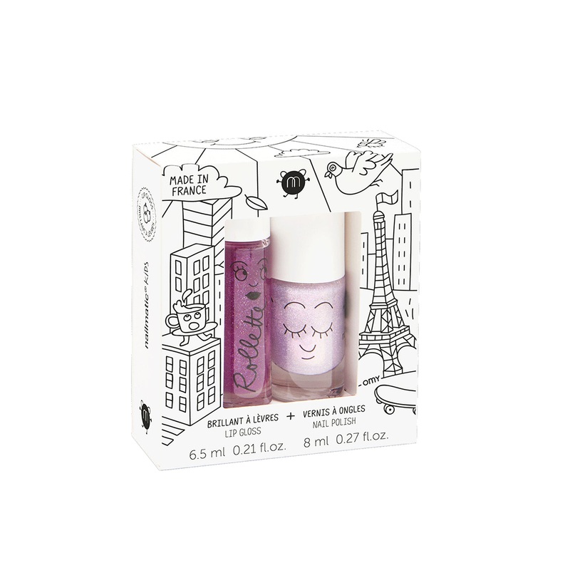 Nailpolish and Lip Gloss Set for Kids LOVELY CITY