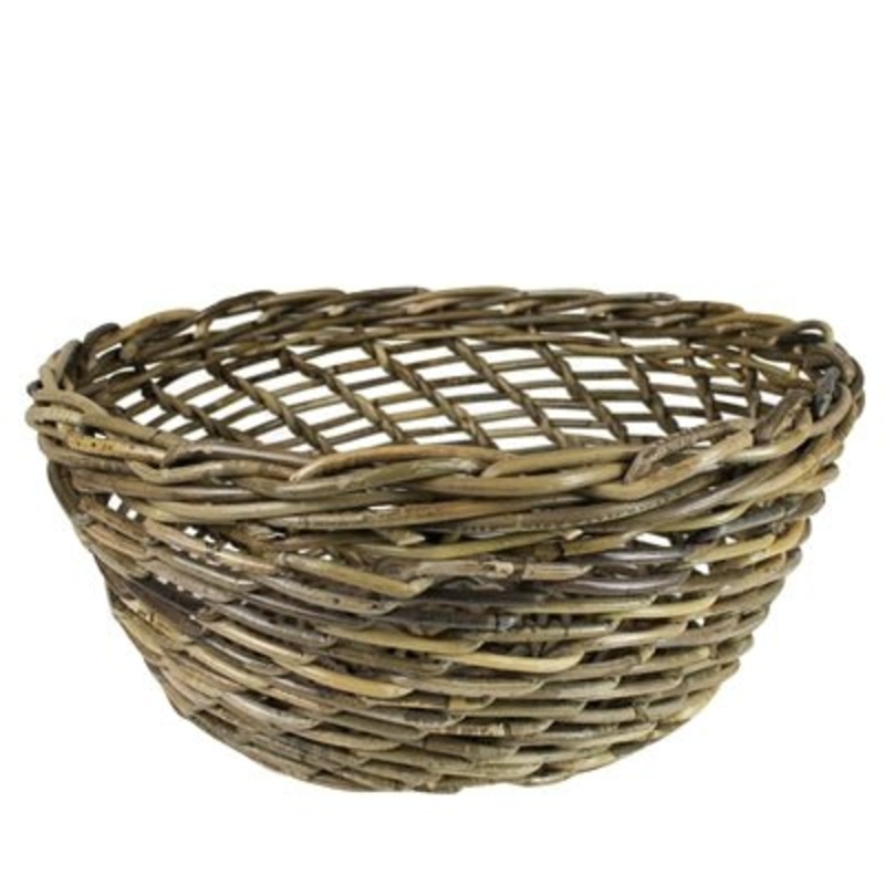 Basket with Open Weaving, Rattan