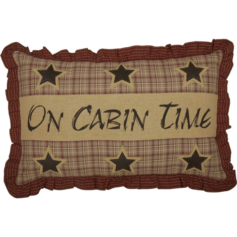 Dawson Star On Cabin Time Pillow 14×22