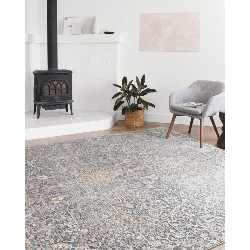 Loloi II Lucia Rug | Charcoal / Multi